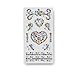 SMITCO Girls Diary Set - Pink Heart Journal Set for Kids 5 to 10 Years Old with Stickers and Pencil