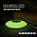 Night Light Bluetooth Speaker, Portable Wireless Bluetooth Speakers, Touch Control, Color LED Speaker, Bedside Table Lamp, Speakerphone/AUX-in Supported (White), SHAVA X6