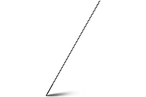 WOBLLMX 1/4" x 24" Auger Drill Bit for Wood, Hex Shank Tri Flute Ship Auger Long Drill Bit for Soft and Hard Wood,Tree Stump,Plastic,Drywall and Composite Materials