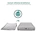 Sable Queen Size Air Mattress Inflatable Airbed with Internal Electric Pump and Pillow Comfortable Flocked Top for Camping, Travelling, or Overnight Guests