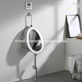 Amazon.com: Urinal para baño de acero inoxidable para hombre ...