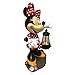 BACKYARD GLORY Disney Minnie Mouse Solar LED Lighted Lantern Everyday Outdoor Garden Statue, 12 inches Tall, Officially Licensed Disney Product