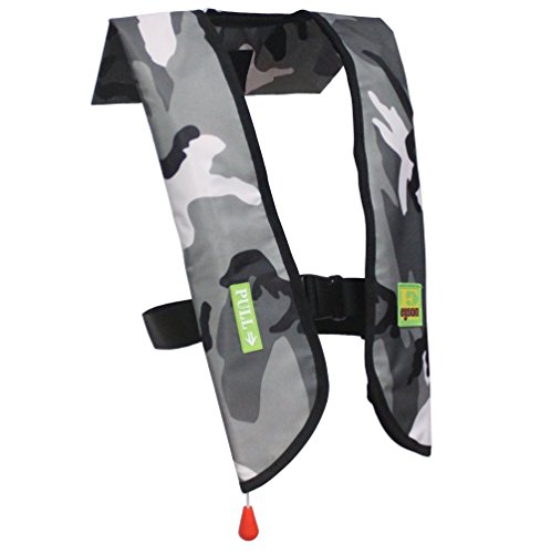 Eyson Inflatable Life Jacket Life Vest Basic Manual (709 WhiteCamouflage)