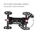 ePhotoInc PICOKIT Pico Flex Dolly Kit Digital DSLR Skater Camera Dolly Slider Table Top Dolly Kit by