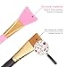 ARTIFUN 3 PCS Silicone Face Mask Brush,Mask Beauty Tool Soft Silicone Facial Mud Mask Mixing Brush Cosmetic Silicone Makeup Applicator for Applying Facial Mask, Eye Mask,Peel, Serum or DIY Needs