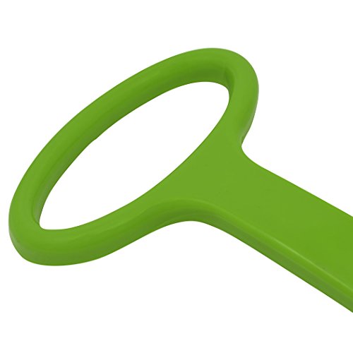 FootMatters Extra Long Handle Durable Easy-grip Shoe Horn - Lime Green - 24 in - 1 unit