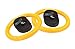 Gymnastic Rings with Straps - Crossfit Training Workout Rings - Train for Gymnastics or Just for Fun - Better and More Durable Than Wood