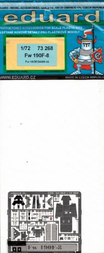 EDU73268 1:72 Eduard Color PE - Fw 190F-8 Detail Set (for use with the Hasegawa kit) MODEL KIT ACCESSORY
