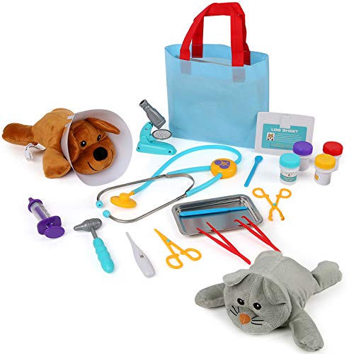 LBLA Vet Set Examine & Treat Vet kit Interactive Vet for Animal Pet Dog