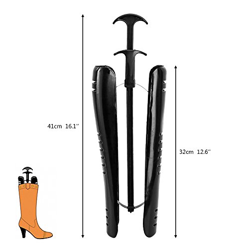 Hootech 1 Pair/2 Pair Boot Tree Shaft Boots Shapers for Knee High Tall Boots Great Support Form Shaping Inserts for Womens and Mens Shoes (2 pair)