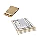Bluecell Pack of 2 Stainless Steel Slim Money Clip (Silver & Gold)
