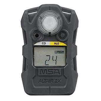 MSA 10154040 ALTAIR 2XT Two-Tox Gas Detector, CO/H2S (Carbon Monoxide/Hydrogen Sulfide), Gray: Amazon.com: Industrial & Scientific