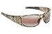 Strike King S11 Optics Mossy Oak Camo Full Frame Sunglasses with Polarized Dark Amber Brown Lenses