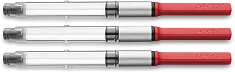 Lamy Z28 Converter 3 Pack Red Fountain Pen Ink Converter Lamy Safari Joy AL Star