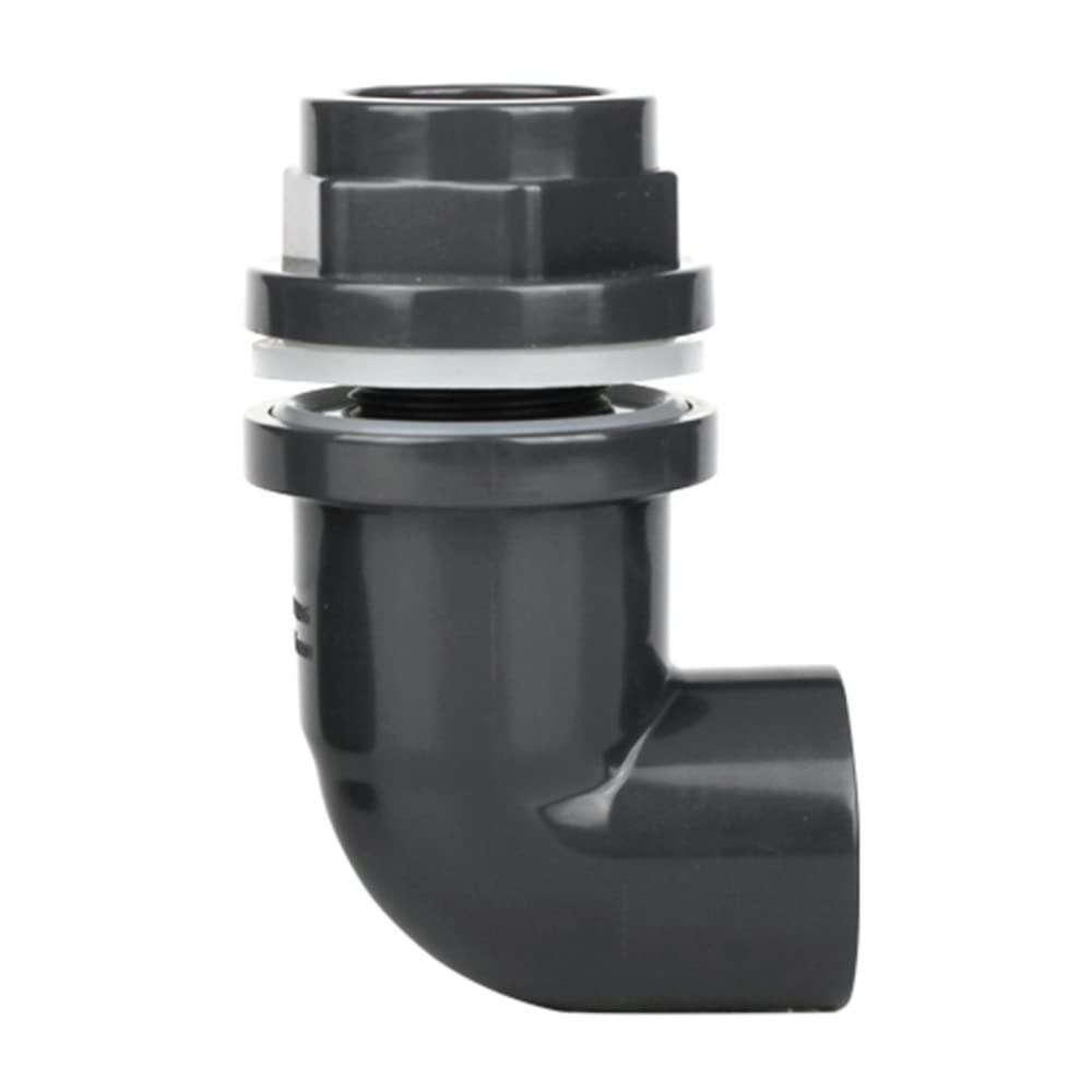 MiOYOOW Aquarium Elbow Pipe Joint, PVC Fish Tank Water Pipe Adapter Elbow Tubes Hose Connector Fish Tank Accessories