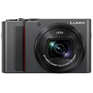 PANASONIC LUMIX ZS200 4K Camera, 20.1 Megapixel High Sensitivity MOS Sensor, 15X LEICA DC Vario-Elmar Lens, 5-Axis HYBRID O.I.S. Plus, Live View Finder, 4K Technologies, DC-ZS200S (USA SILVER)