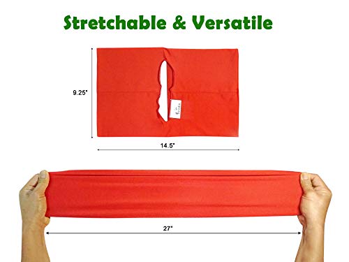 Book Covers Textbooks Stretchable Jumbo Cloth Socks Large Durable School Hardcover Sox Protectors for 9â€x11â€ Binders Machine Washable Reusable Non-Adhesive AZO-Free Fabric BookJackets