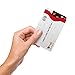 Boxiki Travel Set of 12 RFID Blocking Sleeves. Best way to Protect your Cards from Electronic Theft. Durable, Lightweight and Compact Design to fit in any Pocket or Purse. (White)