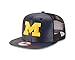 NCAA Michigan Wolverines Men's Team Sleek Trucker 9FIFTY Snapback Cap, Navy, One Size