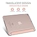 MoKo Case Fit iPad Air - Slim Lightweight Smart Shell Stand Cover with Translucent Frosted Back Protector Fit iPad Air 9.7
