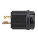 L14-30P 30 Amp Plug Generator 125/250 VAC 3 Pole 4W 4 Prong NEMA Twist Lock Male Receptacle Plug 3 Pole Industrial Grade