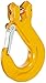 Indusco 47400308 Grade 80 Drop Forged Alloy Steel Clevis Sling Hook with Latch, Painted Finish, 5/8