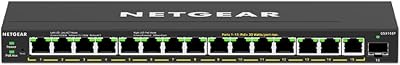 NETGEAR GS316EP 16-Port PoE Gigabit Ethernet Plus Switch 15 PoE+ 180W 1 SFP Port