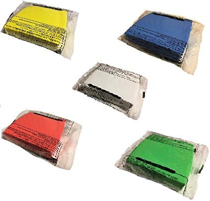 Japan DIY Soft Clay 5colors set(White,Red,Yellow,Green,Blue)