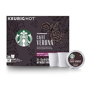 Starbucks Caffè Verona Dark Roast Single Cup Coffee for Keurig Brewers ...