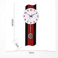 Rectangular Wall Clock Handmade Mute Wall Clock Pendulum Clock Living Room Bedroom Meeting Room Creative Acrylic Wall Clocks Amazon Com Au