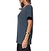 Womens Short Sleeve Cotton Shirts Round Neck Casual Loose Fit Tee Tops T Shirts Darkgray-XL