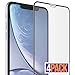 FlexGear Screen Protector for iPhone 11 / iPhone XR [Full Coverage] Tempered Glass, Clear (4-Pack)