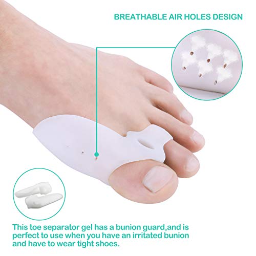 Bunion Corrector & Bunion Relief Kit, Bunion Splint Toe Separator Toe Spacer Straightener Brace for Bunion, Overlapping Toes,Hammer Toes, Hallux Valgus Pain Relief for Men & Women by MANGZ