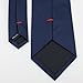 Coachella Ties Plain Two Color Contrast Knot Tie Microfiber Formal Necktie (R.blue/navy Blue)
