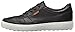 ECCO Men's Soft 7 Retro Fashion Sneaker, Black/Lion, 10-10.5