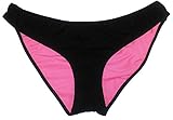 Victoria's Secret PINK 1PC Bikini Bottom Ruched Back Black M
