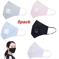 oemby001 Cute Kids Adult Anti Pollution Mask Unisex Outdoor Protection N95 Non-Woven Fabric Dust Mouth Mask 4 Layer Valve Filter