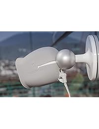 Wasserstein - Cable impermeable compatible con Arlo Pro y Arlo Pro 2, color blanco