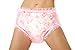 Adult Baby Diaper Lover ASC Pink Frilly Plastic Diaper Covers (Small)