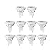 Sunix 10pcs 4.5W MR11 LED Bulbs, 2835 SMD LED, 190-210LM, Dimmable, Warm White, 3000K, 36 Degree Beam Angles, Recessed Spotlight Bulb LD893