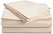 100% Egyptian Cotton Classic 1-Piece Flat Sheet/ Top Sheet King Size Ivory Solid .