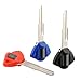 Sedeta OEM 3 pcs Blank Key Uncut For Suzuki GSX GSXR 600/750/1000/1300 DL650 Motorcycle for Motorbike car replacement For Suzuki GS500F Motorcycle 3pcs 3 Color OEM Uncut Blade GSXR1000 GSXR600 GSXR75