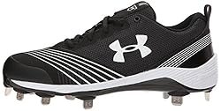 Under Armour Women's Glyde ST Softball Shoe, Black