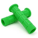 Coolrunner Bicycle Handle Bar Mushroom Grips BMX For Boys and Girls Bikes (Green)