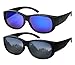 Fit Over Sunglasses With Polarized Lens 100% UV Protection Wear Over Prescription Eyeglasses