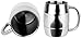Bruntmor, 15 Oz Double Wall 18/8 Stainless Steel Beer Mug with Handle. Set of 2