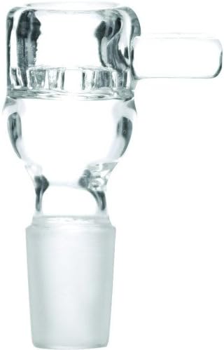SCIENTIFIC SUPPLIES, 12-1481 BOWL CYLINDER STYLE FLAT HANDLE ASTERIK SCREEN CLEAR 18MM