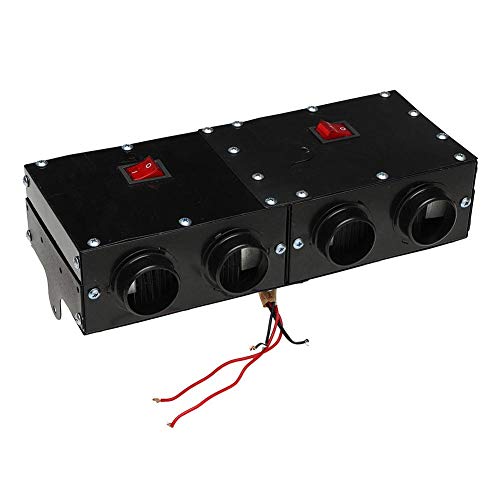 Universal DC 12V 800W Car Vehicle Fan Heater Heating Warmer Windscreen- Defroster Demister Fan Car Heater Defroster Hot 4 Port Professional - Thumbnail 4