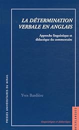 La  détermination verbale en anglais