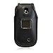Turtleback Fitted Case for LG Revere 3 VN170 Flip Phone Heavy Duty Black Leather Phone Case with Removable Belt Clip -